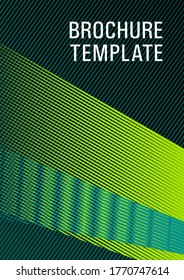 Halftone lines texture vector print background. Laconic rectangle cover template. Editable web landing page graphics. Advertising commercial magazine. Technological 2d backdrop.