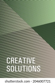 Halftone lines texture vector print background. Flyer mix digital background blend. Abstract business catalog concept. Marketing brochure cover design. Rectangle leaflet box card.