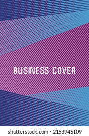 Halftone lines texture vector print background. Laconic corporate style. Contemporary paper cover design. Vibrant gradient book backdrop. Lines gradient texture booklet layout.