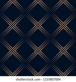 Halftone luxury background, seamless pattern. Vector illustration