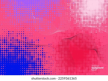 media tonalidad magenta y azul tema de la tecnología de la ciencia fondo de arte moderno para banner publicitario, folleto, página de aterrizaje del sitio web, portada de cuaderno, eps vectoriales.