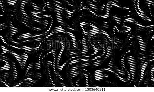 Halftone Marble Texture Backgroundabstract Black White Stock Vector ...