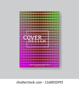 Halftone Modern Annual Report .Book Cover.Business Flyer 