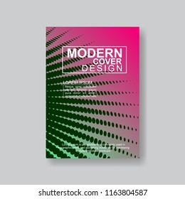 Halftone Modern Annual Report .Book Cover.Business Flyer 