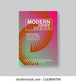 Halftone Modern Annual Report .Book Cover.Business Flyer 