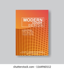 Halftone Modern Annual Report .Book Cover.Business Flyer 