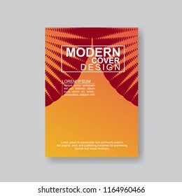 Halftone Modern Annual Report .Book Cover.Business Flyer 