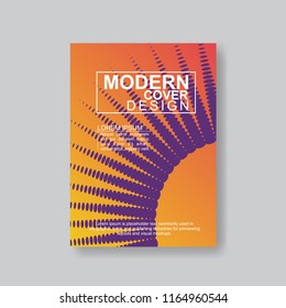 Halftone Modern Annual Report .Book Cover.Business Flyer 