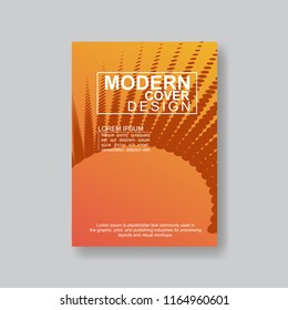 Halftone Modern Annual Report .Book Cover.Business Flyer 