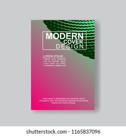 Halftone Modern Annual Report .Book Cover.Business Flyer 