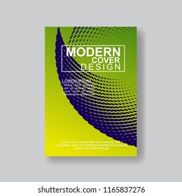 Halftone Modern Annual Report .Book Cover.Business Flyer 