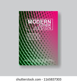 Halftone Modern Annual Report .Book Cover.Business Flyer 