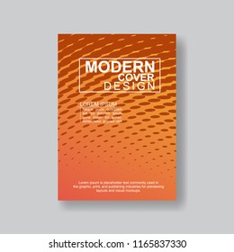 Halftone Modern Annual Report .Book Cover.Business Flyer 