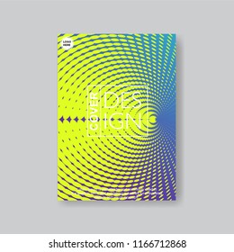 Halftone Modern Annual Report .Book Cover.Business Flyer 