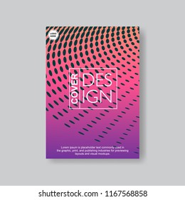 Halftone Modern Annual Report .Book Cover.Business Flyer 