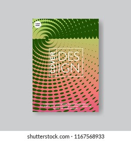 Halftone Modern Annual Report .Book Cover.Business Flyer 