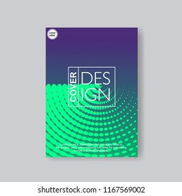 Halftone Modern Annual Report .Book Cover.Business Flyer 