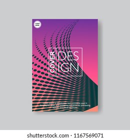 Halftone Modern Annual Report .Book Cover.Business Flyer 