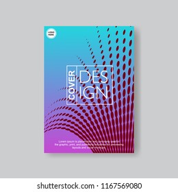 Halftone Modern Annual Report .Book Cover.Business Flyer 