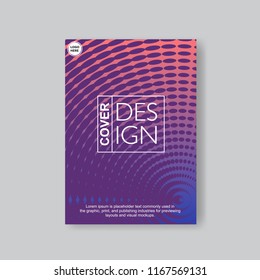 Halftone Modern Annual Report .Book Cover.Business Flyer 