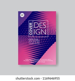 Halftone Modern Annual Report .Book Cover.Business Flyer 