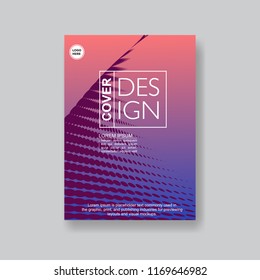 Halftone Modern Annual Report .Book Cover.Business Flyer 