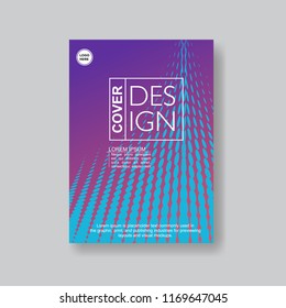 Halftone Modern Annual Report .Book Cover.Business Flyer 