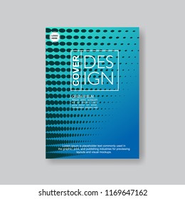 Halftone Modern Annual Report .Book Cover.Business Flyer 