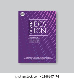 Halftone Modern Annual Report .Book Cover.Business Flyer 