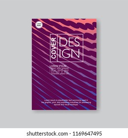 Halftone Modern Annual Report .Book Cover.Business Flyer 