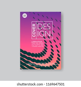 Halftone Modern Annual Report .Book Cover.Business Flyer 