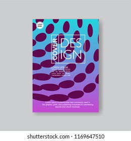 Halftone Modern Annual Report .Book Cover.Business Flyer 