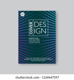 Halftone Modern Annual Report .Book Cover.Business Flyer 