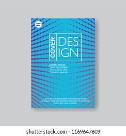 Halftone Modern Annual Report .Book Cover.Business Flyer 
