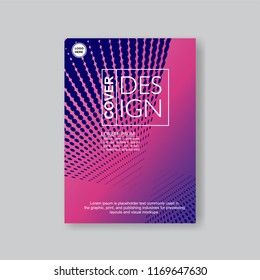 Halftone Modern Annual Report .Book Cover.Business Flyer 