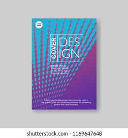 Halftone Modern Annual Report .Book Cover.Business Flyer 