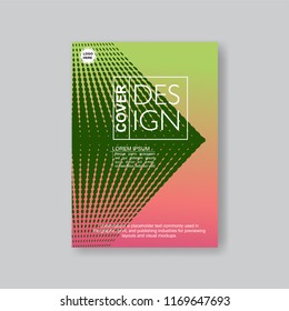 Halftone Modern Annual Report .Book Cover.Business Flyer 