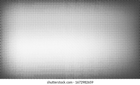 halftone modern gradient dots vector rectangular illustration on white background