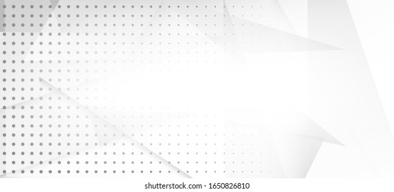 Halftone Modern Gray Vector Background. Dots Pop Art Light Texture. Halftone Wallpaper. Minimal Faded Banner. Grain Pattern. Edgy Art. Gray White Shadow Page. Geometric Dots Texture. Geo Lines Shape