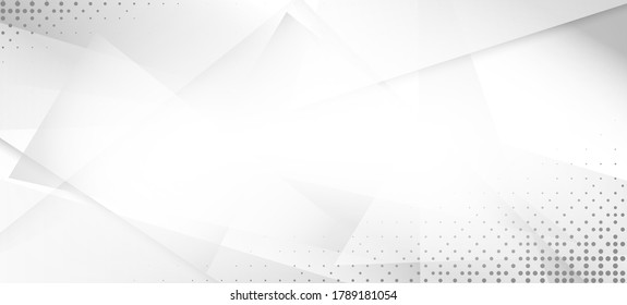 Halftone Modern Gray Vector Background. Grain Pattern. Halftone Wallpaper. Pop Art Light Dots Texture. Minimal Faded Banner. Gray White Shade Page. Edgy Art. Geometric Dots Texture. Geo Lines Shape