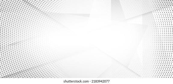 Halftone Modern Gray Vector Background. Dots Pop Art Light Texture. Halftone Wallpaper. Edgy Art. Grain Pattern. Gray White Shade Page. Geometric Dots Texture. Minimal Faded Banner. Geo Lines Shape