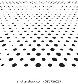 Halftone modern texture background. Abstract dots pop art design. Vector illustration