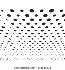 Halftone modern texture background. Abstract dots pop art design pattern. Vector illustration.
