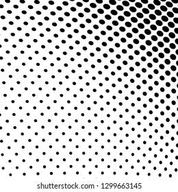 Halftone monochrome abstract