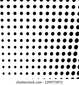 Halftone monochrome abstract