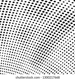 Halftone monochrome abstract