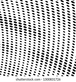 Halftone monochrome abstract