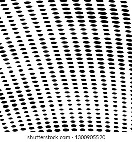 Halftone monochrome abstract