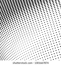 Halftone monochrome abstract
