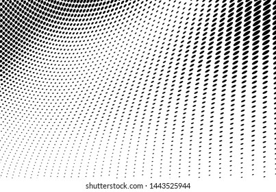 Halftone monochrome abstract background chaotic